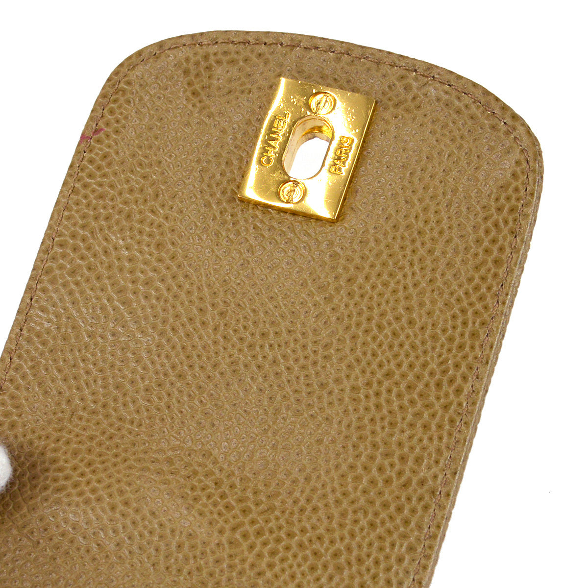 Chanel 1994-1996 Phone Case Beige Caviar