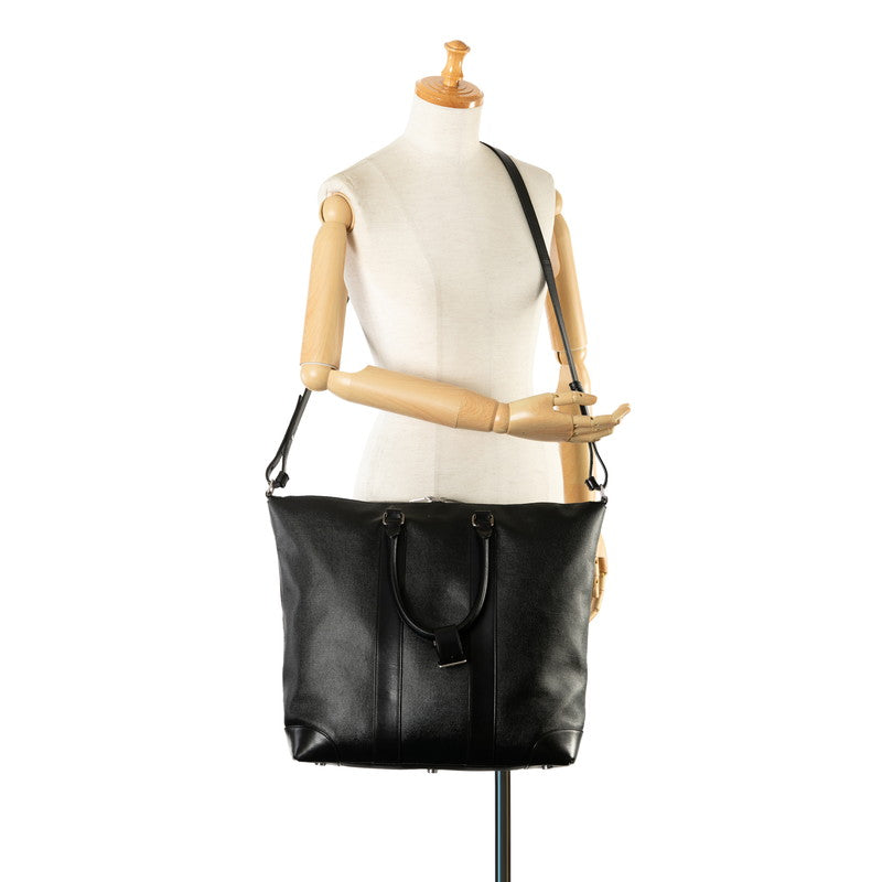 Saint Laurent Handbag 2WAY Black PVC Leather  Saint Laurent