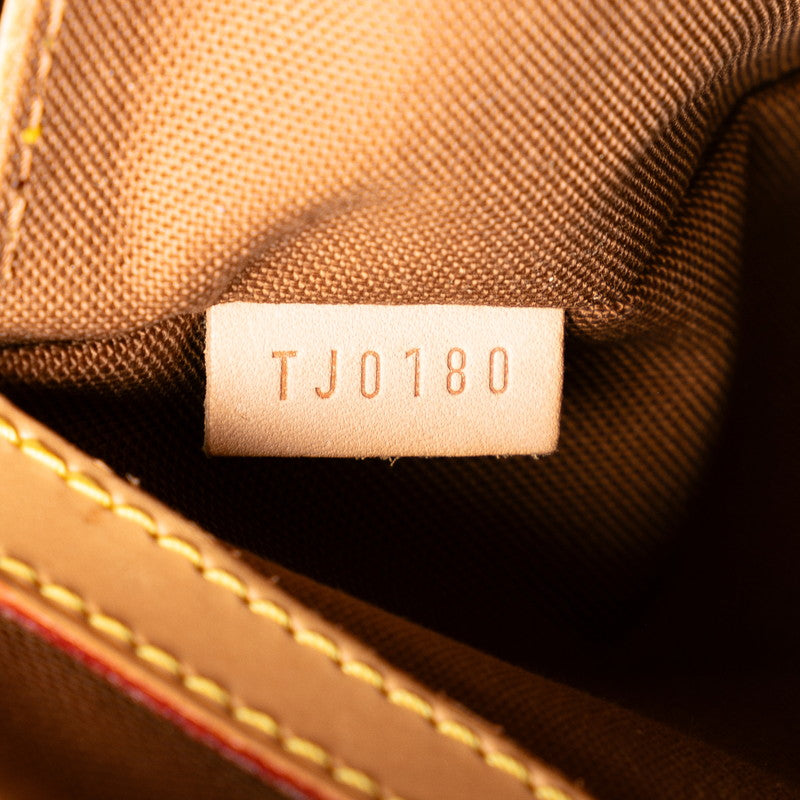 Louis Vuitton Monogram Carryr Boston Bag M40074 Brown PVC Leather  Louis Vuitton