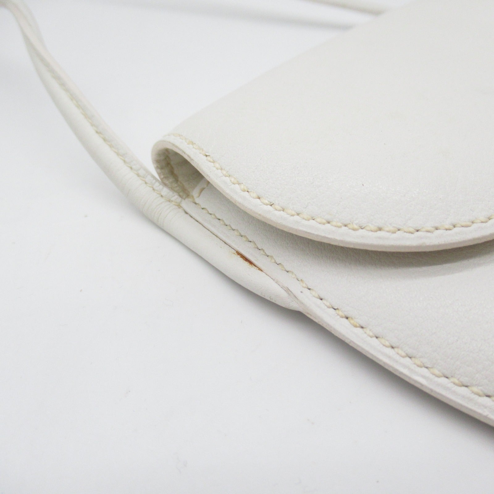 Hermes Hermes Soloney Shoulder Bag  White