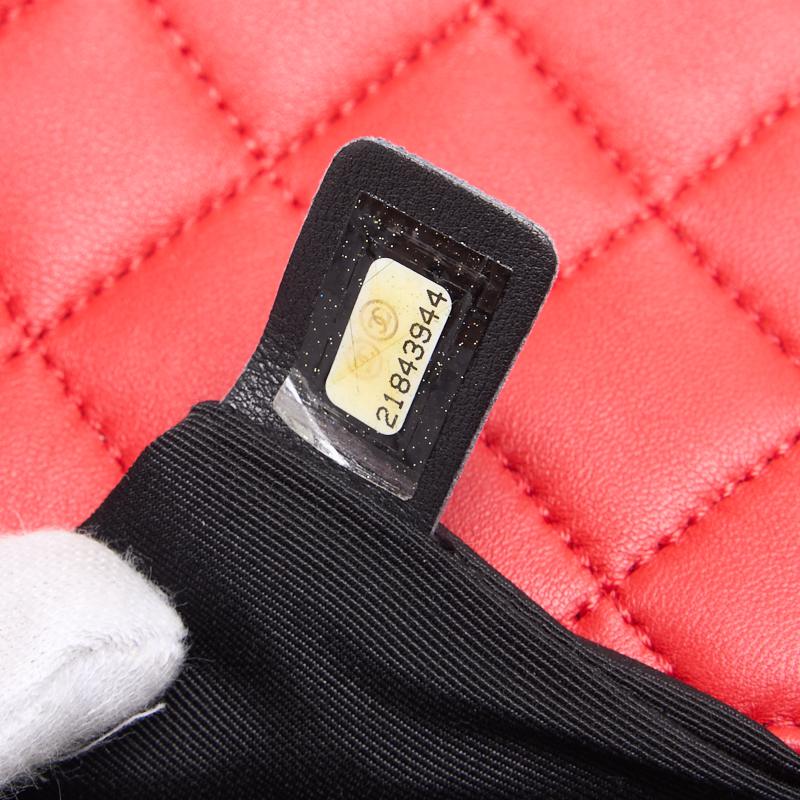 Chanel Matrasse Chain Shoulder   Nylon Red × Black (Black G) Shoulder Bag Mini Shoulder Bag  Bag Hybrid 【 Ship】 Himalan Bookstore Online