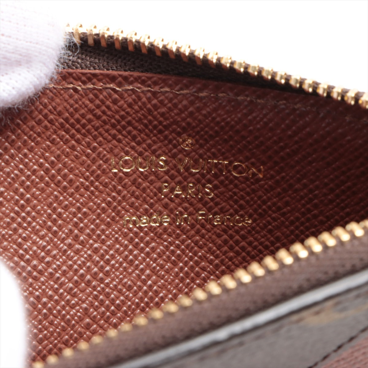 Louis Vuitton Monogram Port Jaeger Le Coultre Romy M81880 Brown Card Case