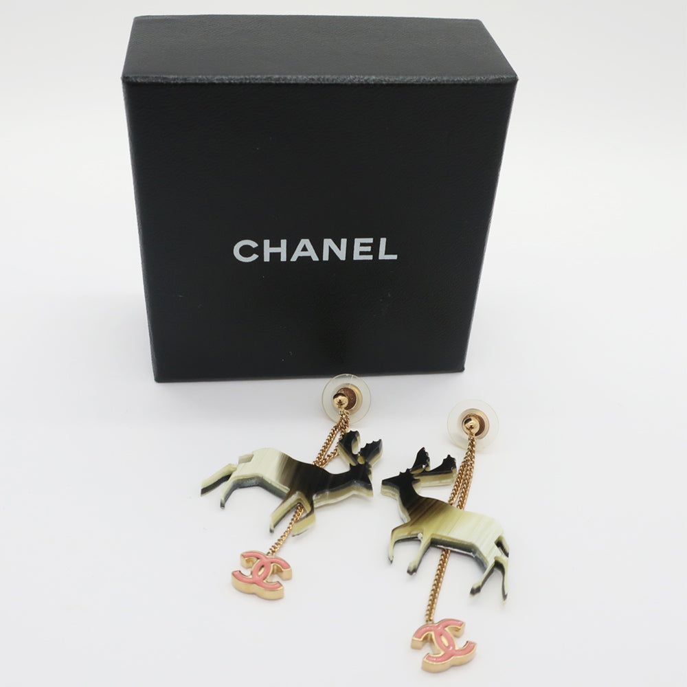 CHANEL Chanel Earrings Tonkaï 1 vs G GD Coco Accessories Fashion  Small Earrings