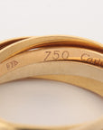 Cartier Trinity 7 Series Rings 750 (YG  Pg × WG) 7.0g 50 F