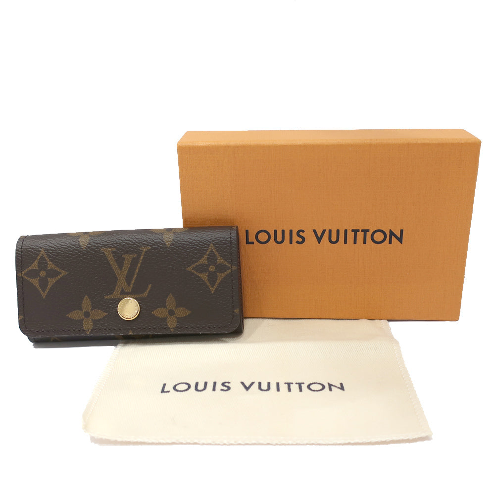 Louis Vuitton Keycase Multicle 4 M69517 Monogram Brown G   Women Small Boxes  Bags