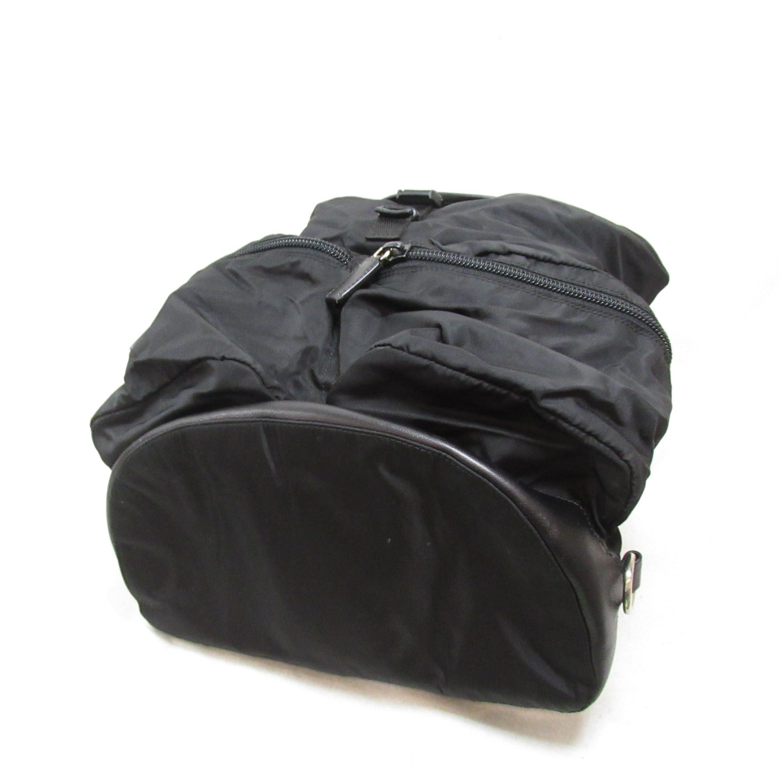 PRADA PRADA Rucksack Rucksack Backpack Bag Nylon   Black Rucksack OFF