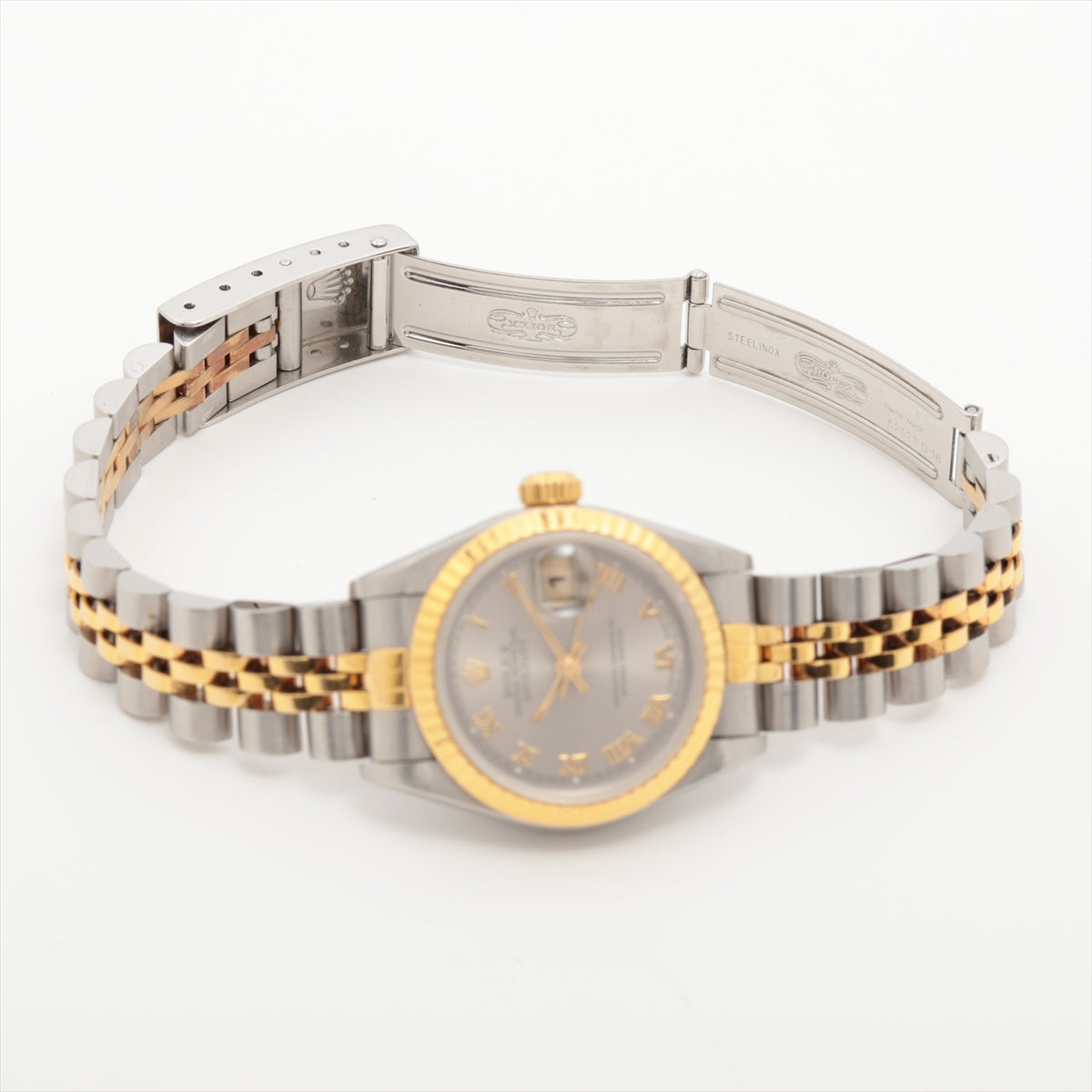 Rolex Datejust 69173 SSYG AT Silver Screenplate