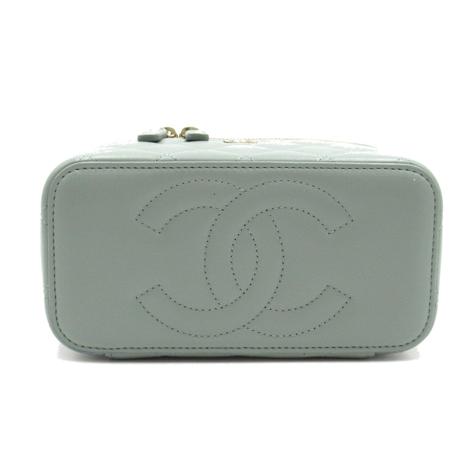 Chanel Vanity Chain Shoulder Bag  Green AP1341