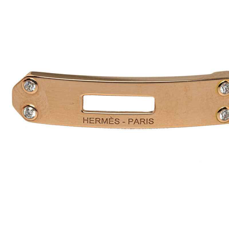 Hermes KellyGromet 6P Diamond Bracelet Size SH K18PG Pink G  Hermes