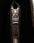 Burberry Nova Check Logo Handbag Beige Black Canvas Leather  BURBERRY