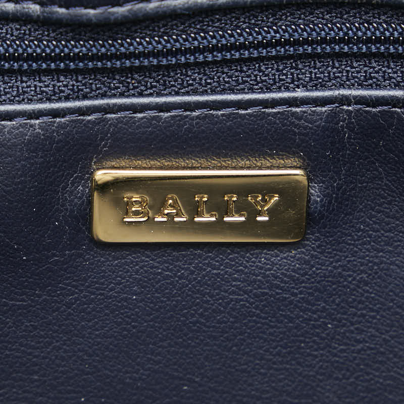 Barry Chain Shoulder Bag Black G Leather  BALLY