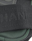 Chanel Sports Line Leg Bag Pouch Black Green