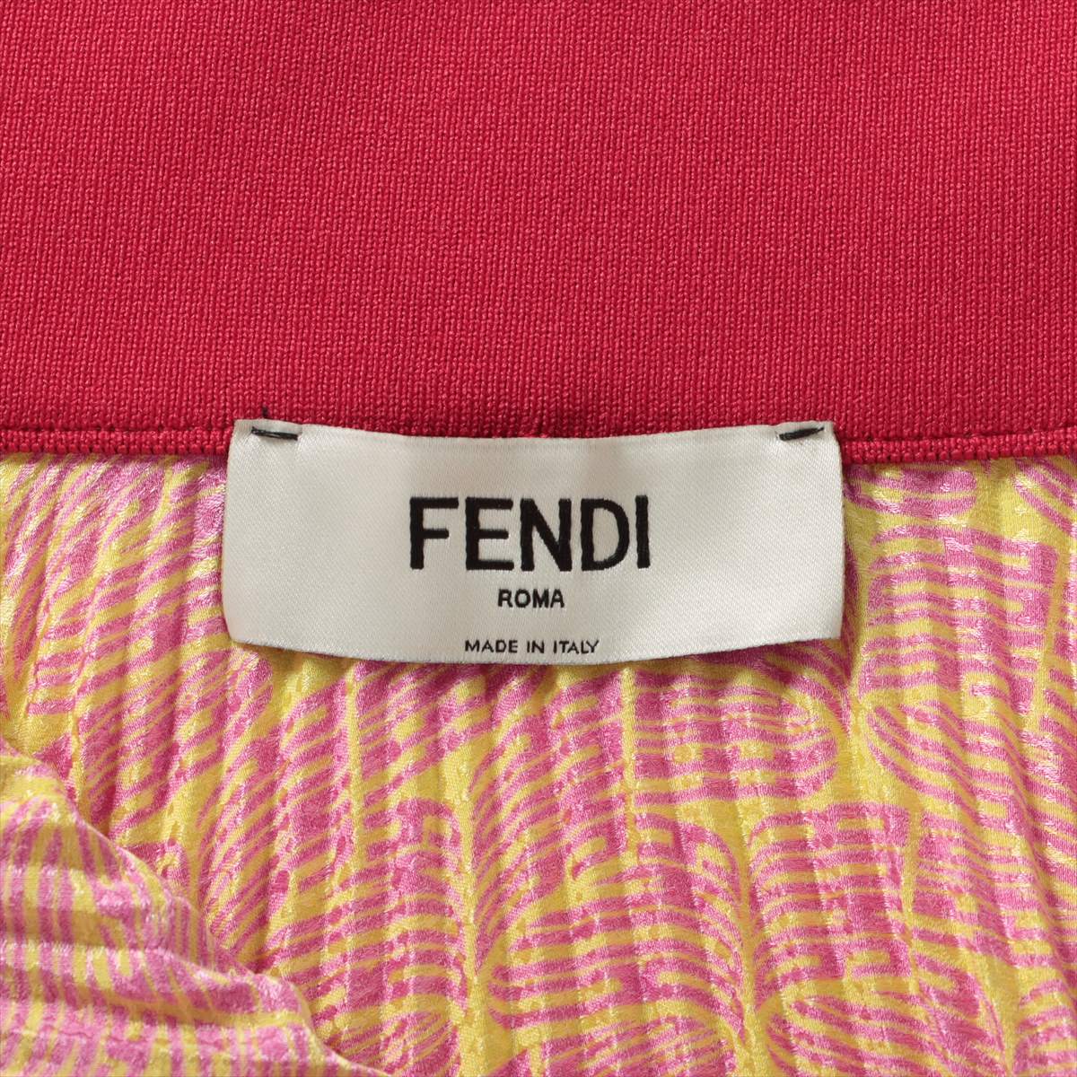 Fendi Zucca 19 Years Silk Shirt 38 Women's Multicolor FQ7069