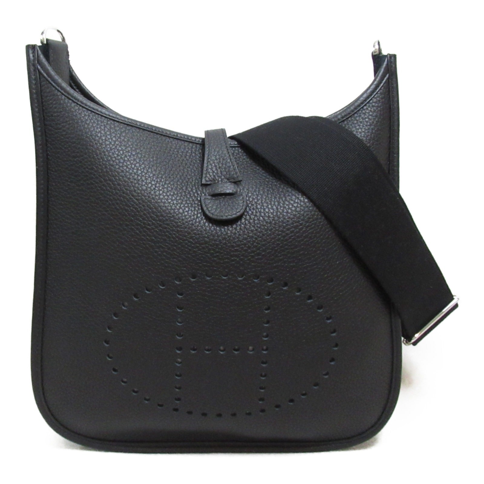 Hermes Hermes Evrin 3PM Black Shoulder Bag   Clemence  Black