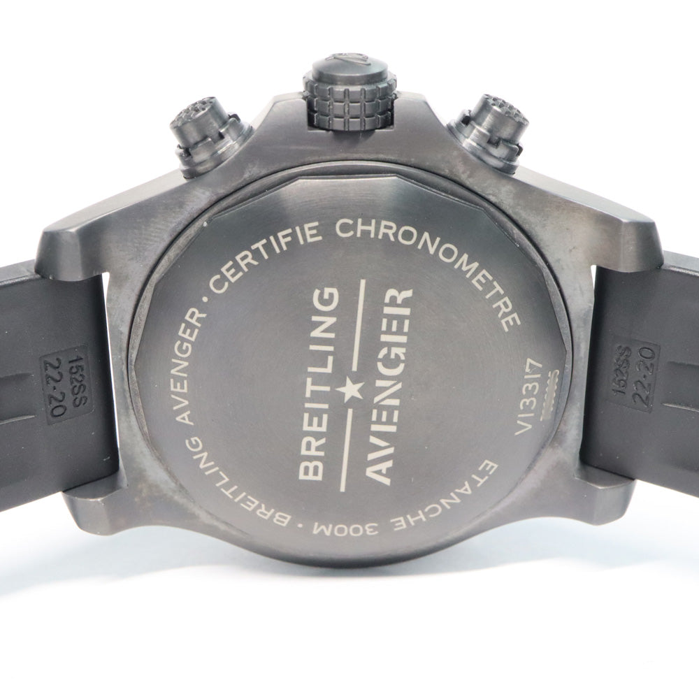 Breitling Avengers - Chronograph 45 Night Mission V13317 DLC Titanium Laver Karki Automatic Volume  Watch