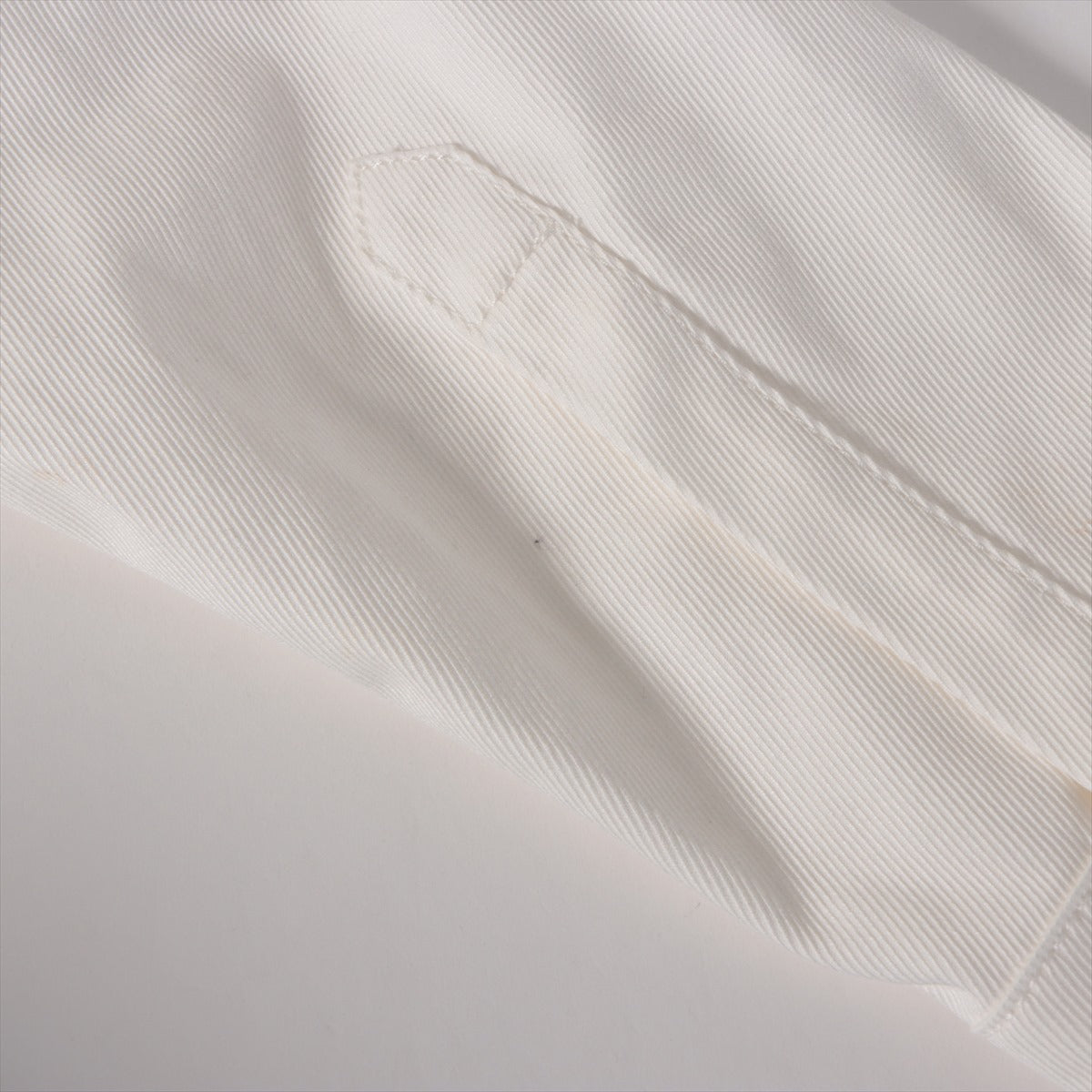 Fendi 22 Years Cotton x Polyurethane Denim Jacket 40  White FLF677