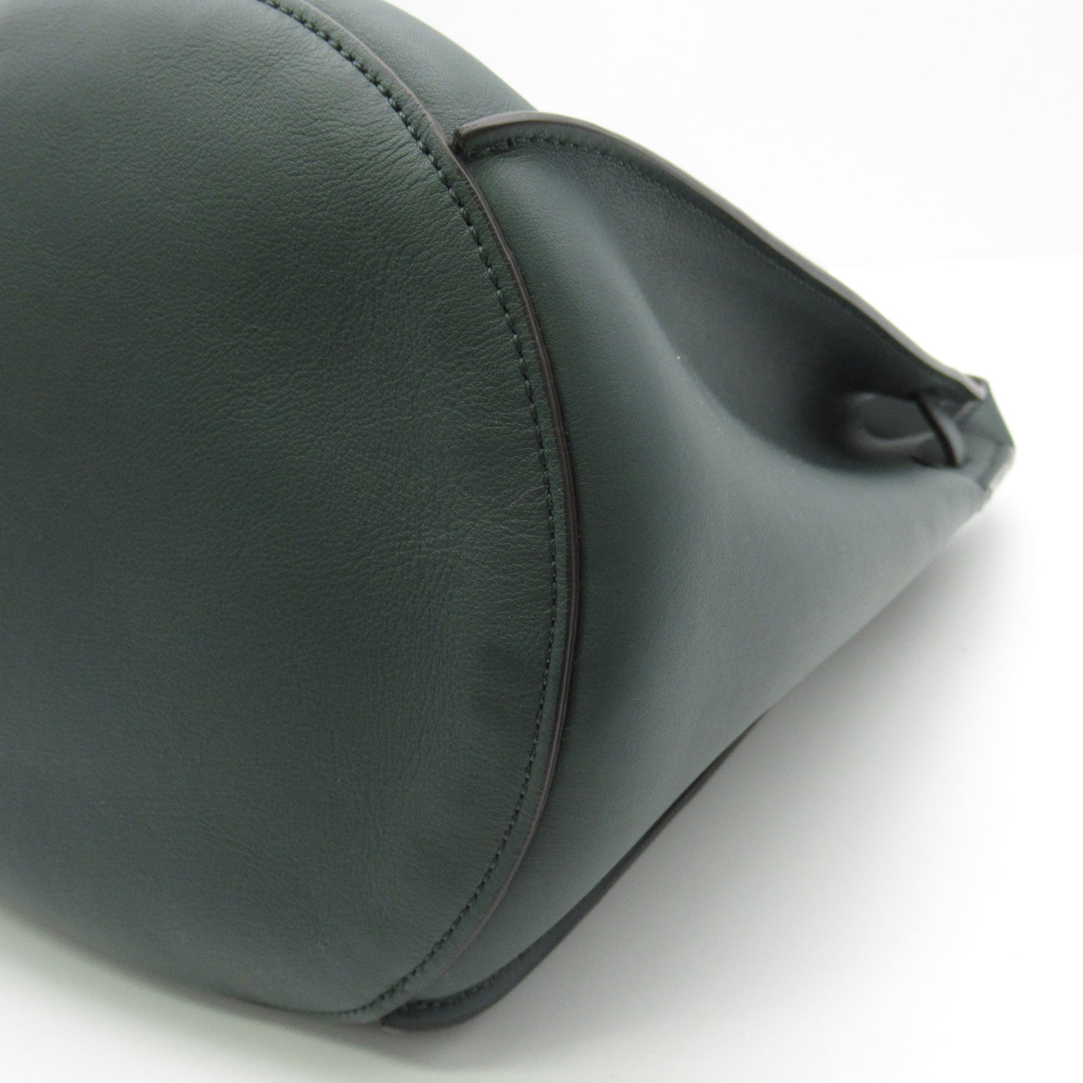 Seline Celine Big Bag Bag Bag Shoulder Bag Shoulder Bag Leather  Green 183343