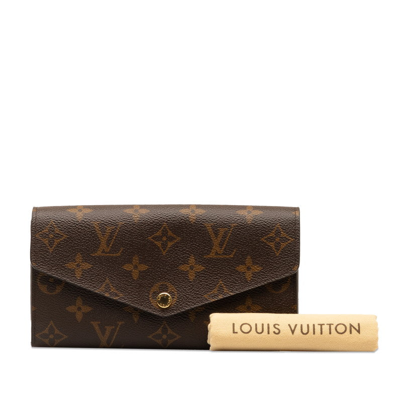 Louis Vuitton Monogram Portefolio Sarah Long Wallet M62236 Brown
