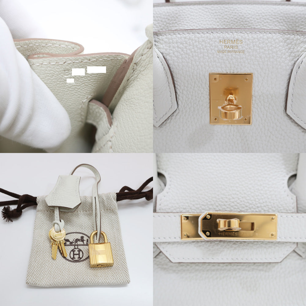 Hermes Birkin 30 Mushroom Togo G Gold  B Printed By 2023 Manufacturing Handbag Protective Seal  New Unused]  Elegant Wade