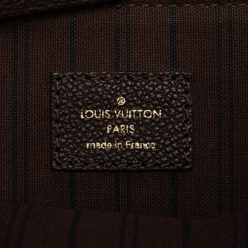 Louis Vuitton Monogram Amplant Citadine PM Shoulder Bag M40516 Onboard Brown Leather  Louis Vuitton