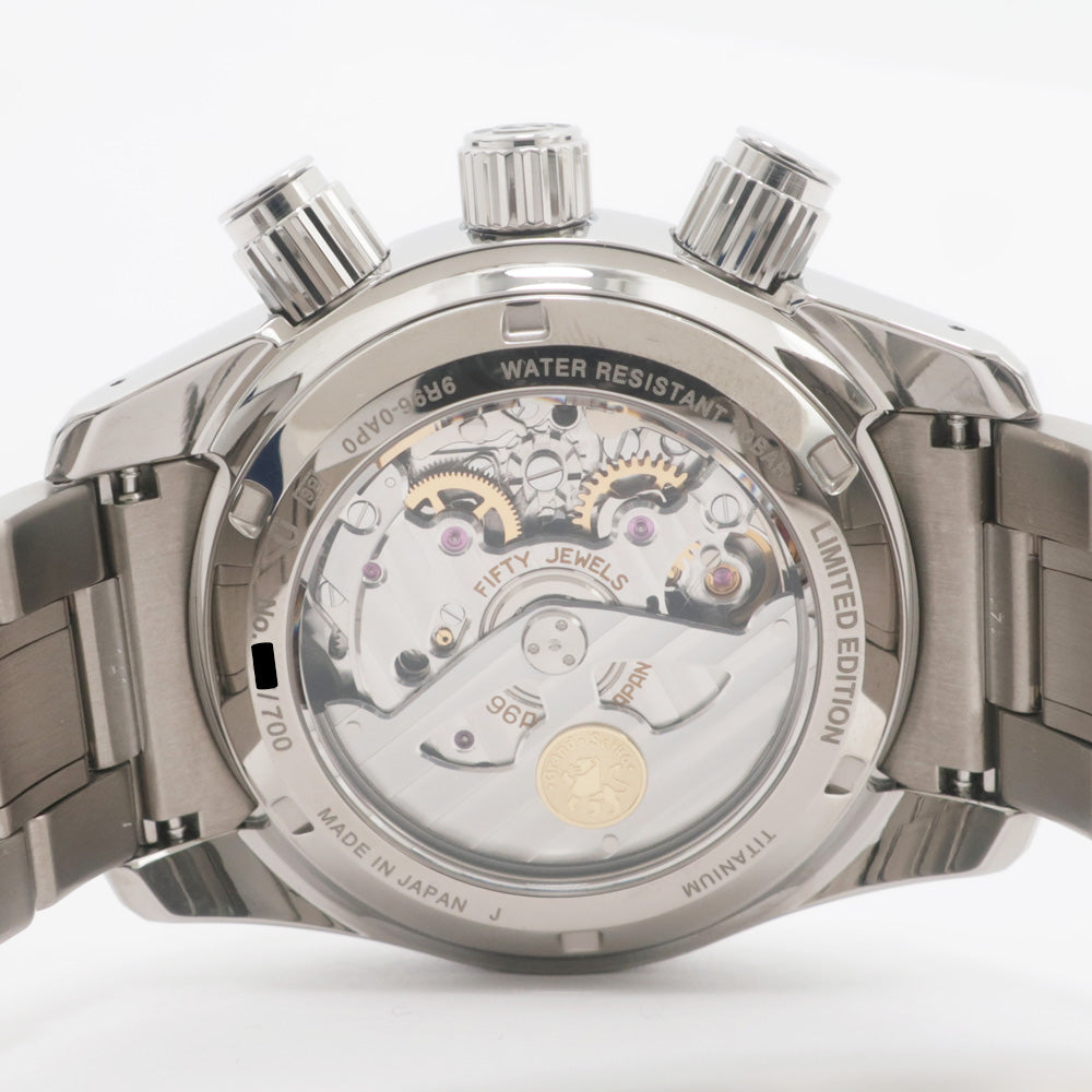 Grand Seiko SBGC247 Schabrah Chronograph GMT 15th Anniversary Commemoration 700 Limited Titanium Supreme Drive Automatic