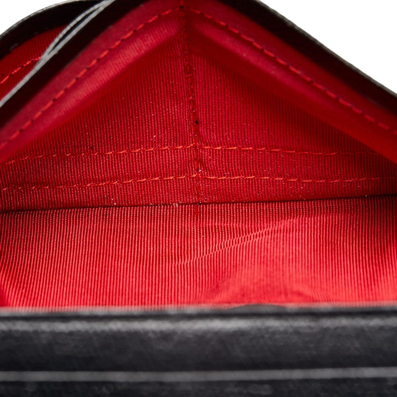 Long Wallet Black Red Leather  JC de CASTELBAJAC
