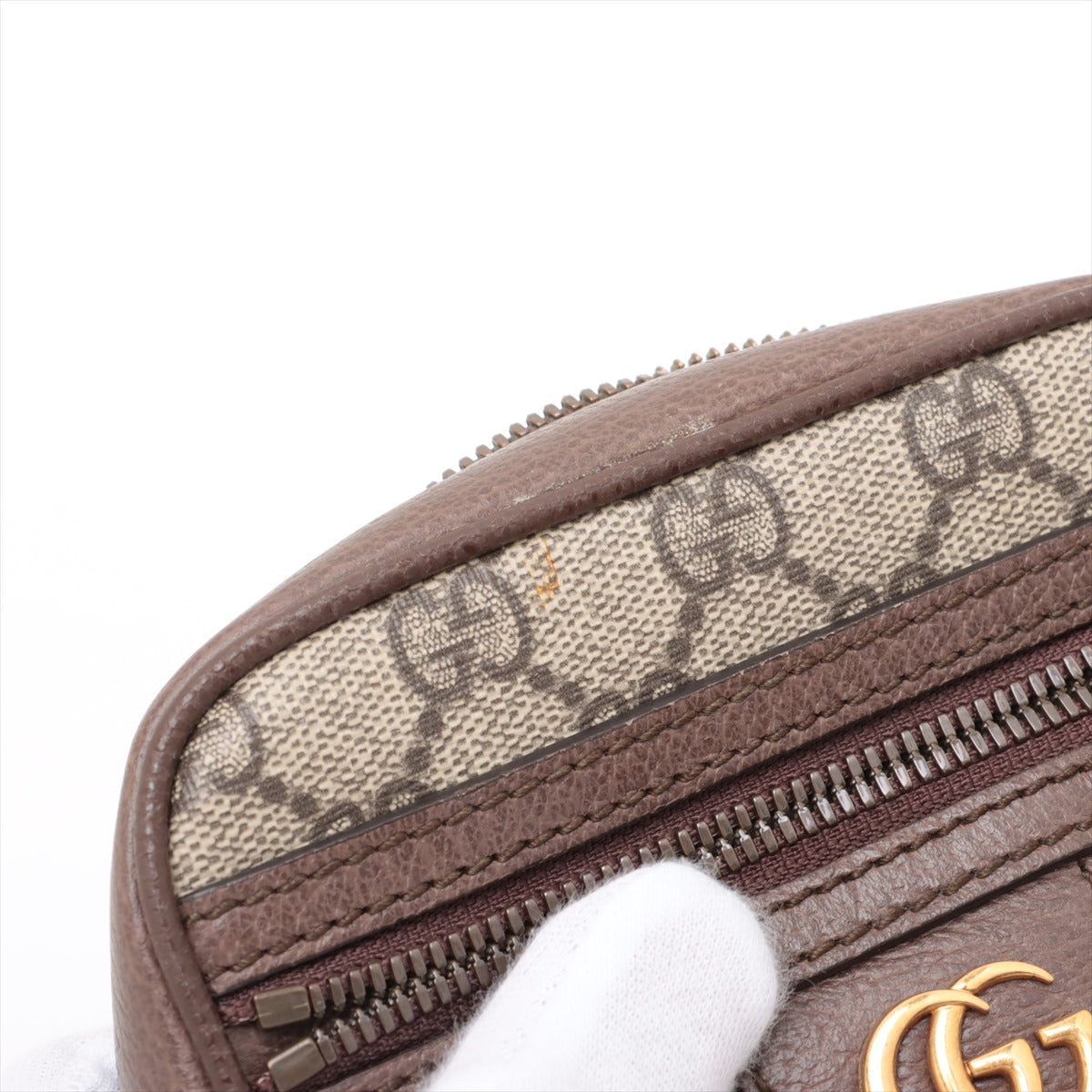 Gucci GG Supreme Ophidia Shoulder Bag Beige 598127