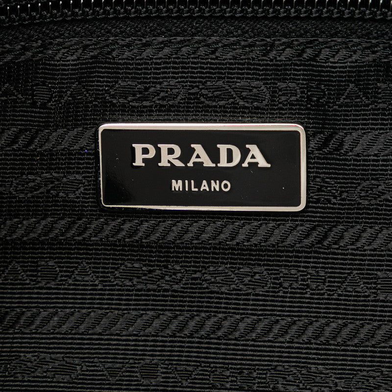 Prada Shoulderbag BT6671 Black Nylon Leather  Prada