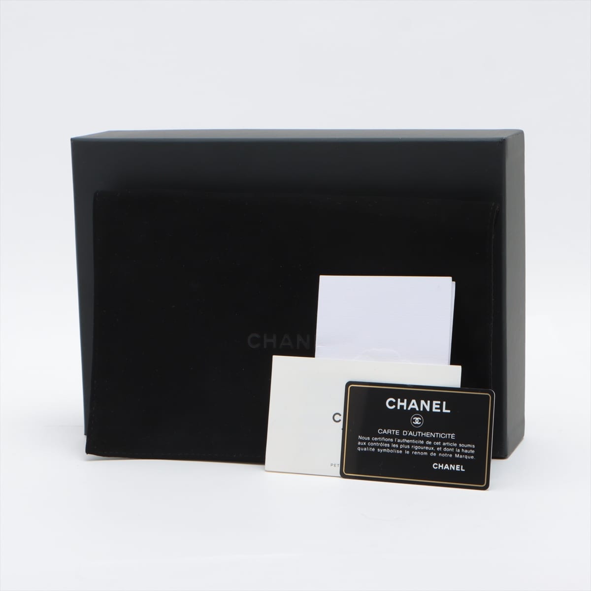 Chanel 2.55 Crocodile Pressed Chain Wallet Black G  28th