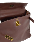 Hermes Marron Taurillon Clemence Kelly 35 Retourne 2way Shoulder Handbag
