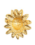 Chanel Lion Sun Sun Motif Brooch G Plated  Chanel