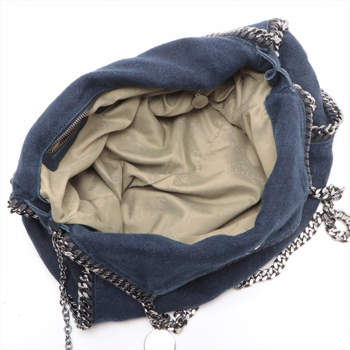 Starmakartney Farabella Linen Chaintot Top Bag Nbey