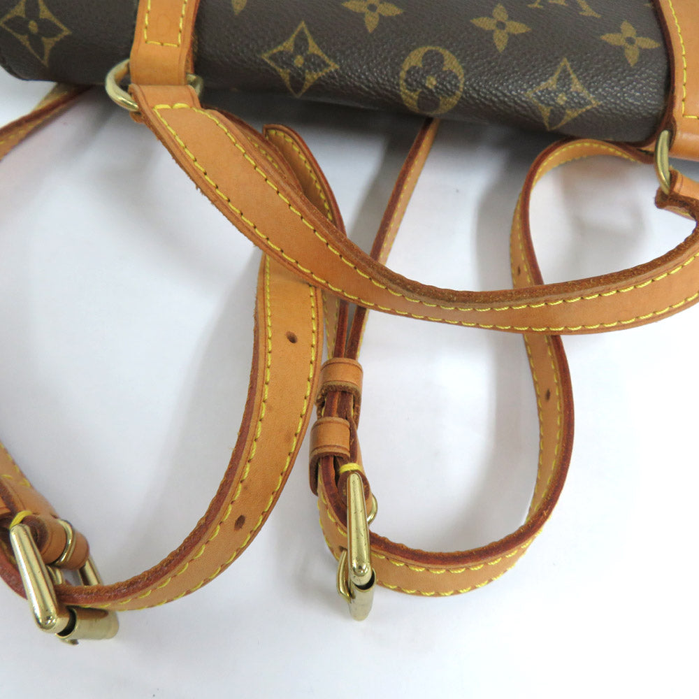 Louis Vuitton Marel Saccad M51158 Monogram Handbag Shoulder Bag Lock Brown Leather Monogram Canvas