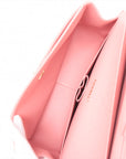 CHANEL DECAMATRASE 30  Caviar S Single Flap Double Chain Bag Pink G  A58600