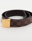 Louis Vuitton Sanctuary Carre 80/32 Belt 80/32 PVC  Leather Brown Damiet