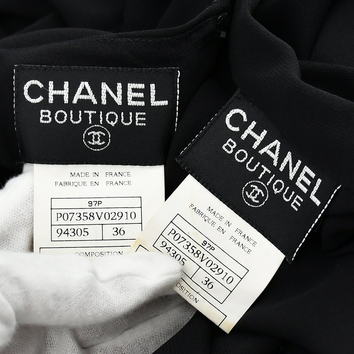 Chanel Sleeveless Dress Black 97P 