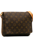 Louis Vuitton Monogram Musette Tango Short Shoulder Bag M51257 Brown