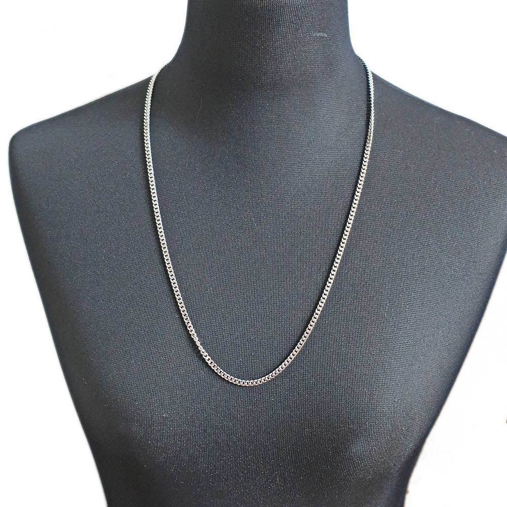 Pt850 Double-faced Keeyey necklace 60cm About 30.3g Platinum Chain High-end Jewelry Coin Ophidiar Hallmark   Cleansed