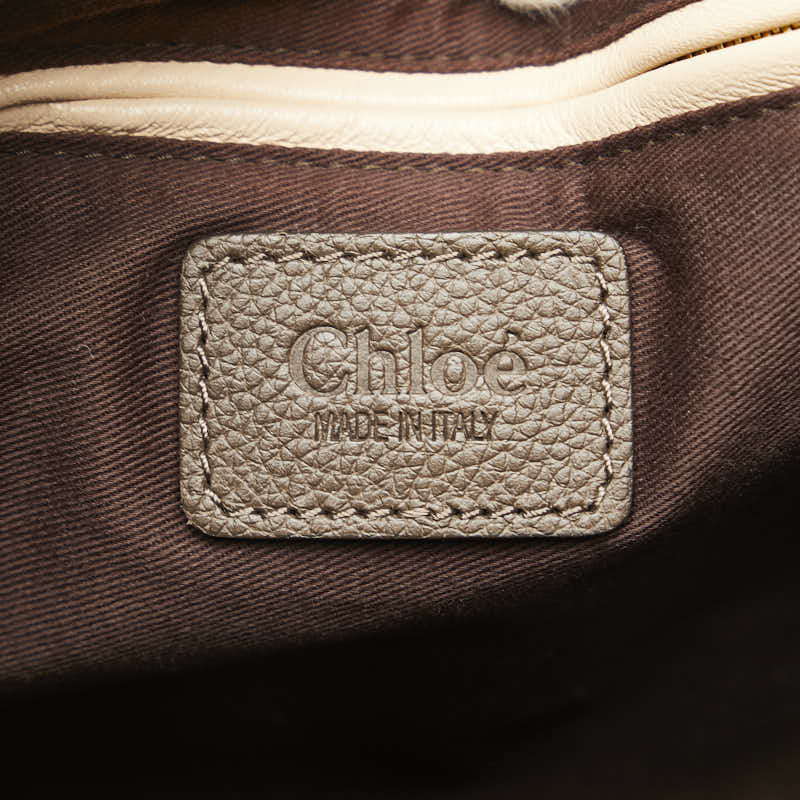 Chloe Palati Handbag 2WAY 8HS891-043 Brown Leather  Chloe