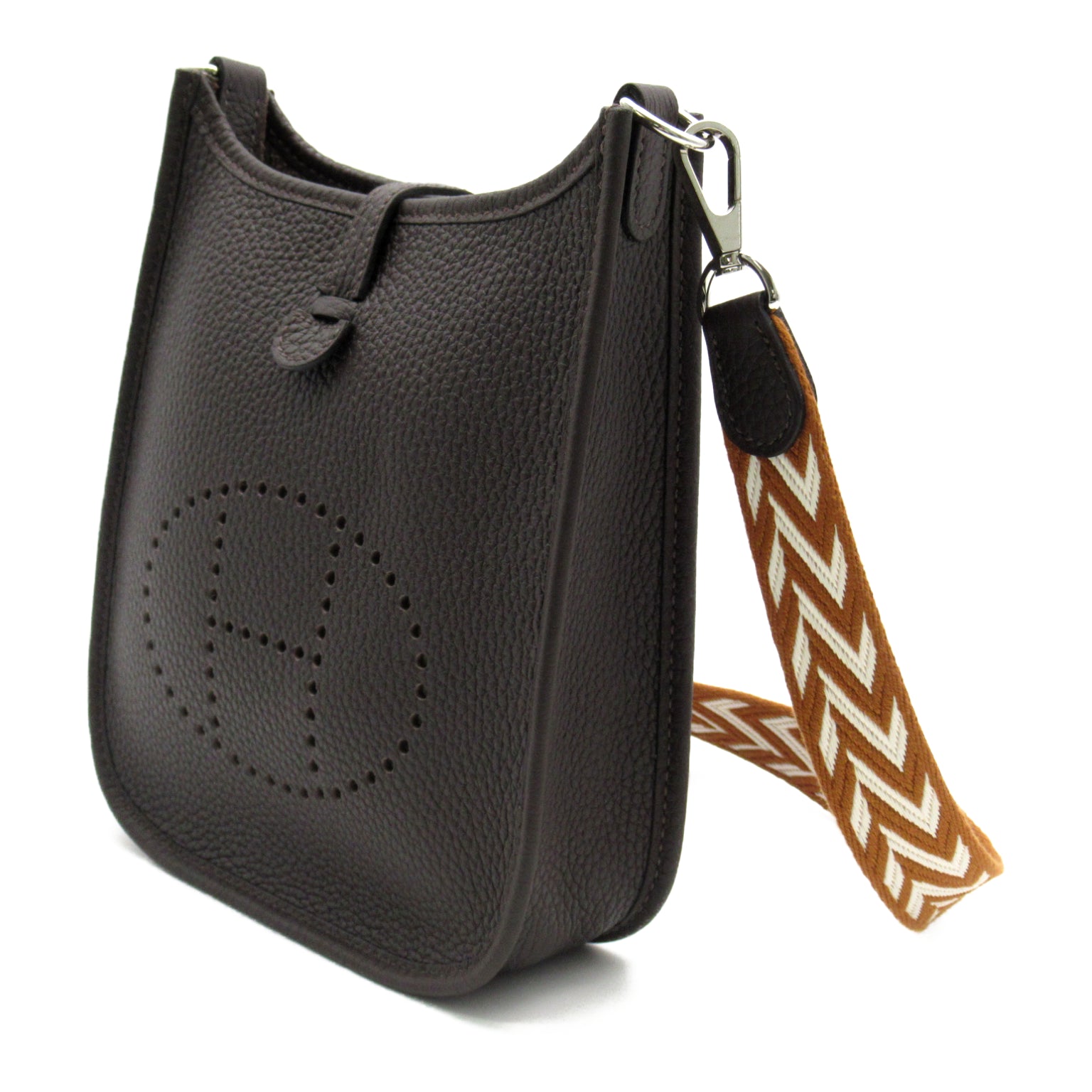 Hermes Hermes Everly Amazon TPM Shoulder Bag   Clemence  Brown 077887CK