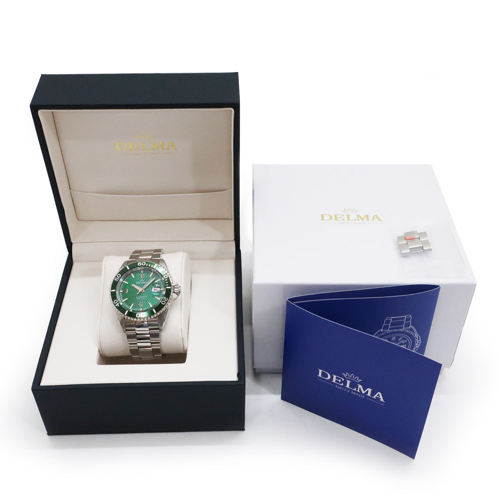 Delma San Diego 41701.560.6.144 Green Stainless Steel Automatic Volume