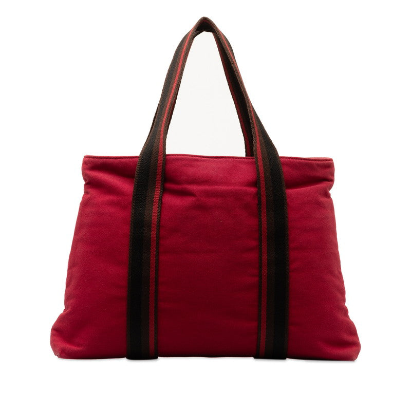 Hermes Trocahorizontal MM Handbag Tote Bag Lets Bordeaux Canvas  HERMES Originals] Genoa