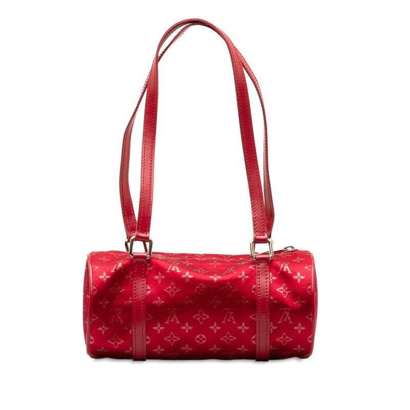 Louis Vuitton Monogram Satin Little Papillon Handbag Mini Handbag M92353 Rouge Red Satin Leather  Louis Vuitton
