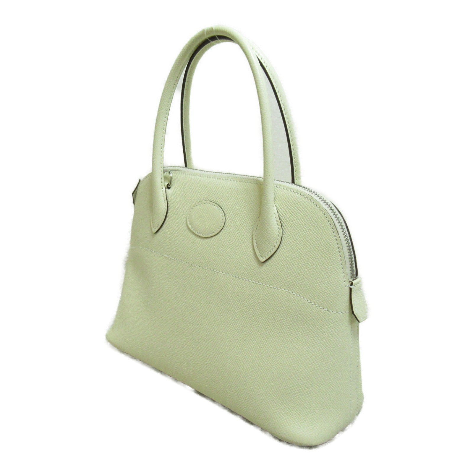 Hermes Hermes Bolide 27 Nata Handbag Handbag Handbag Leather Epsom  White 041693CK
