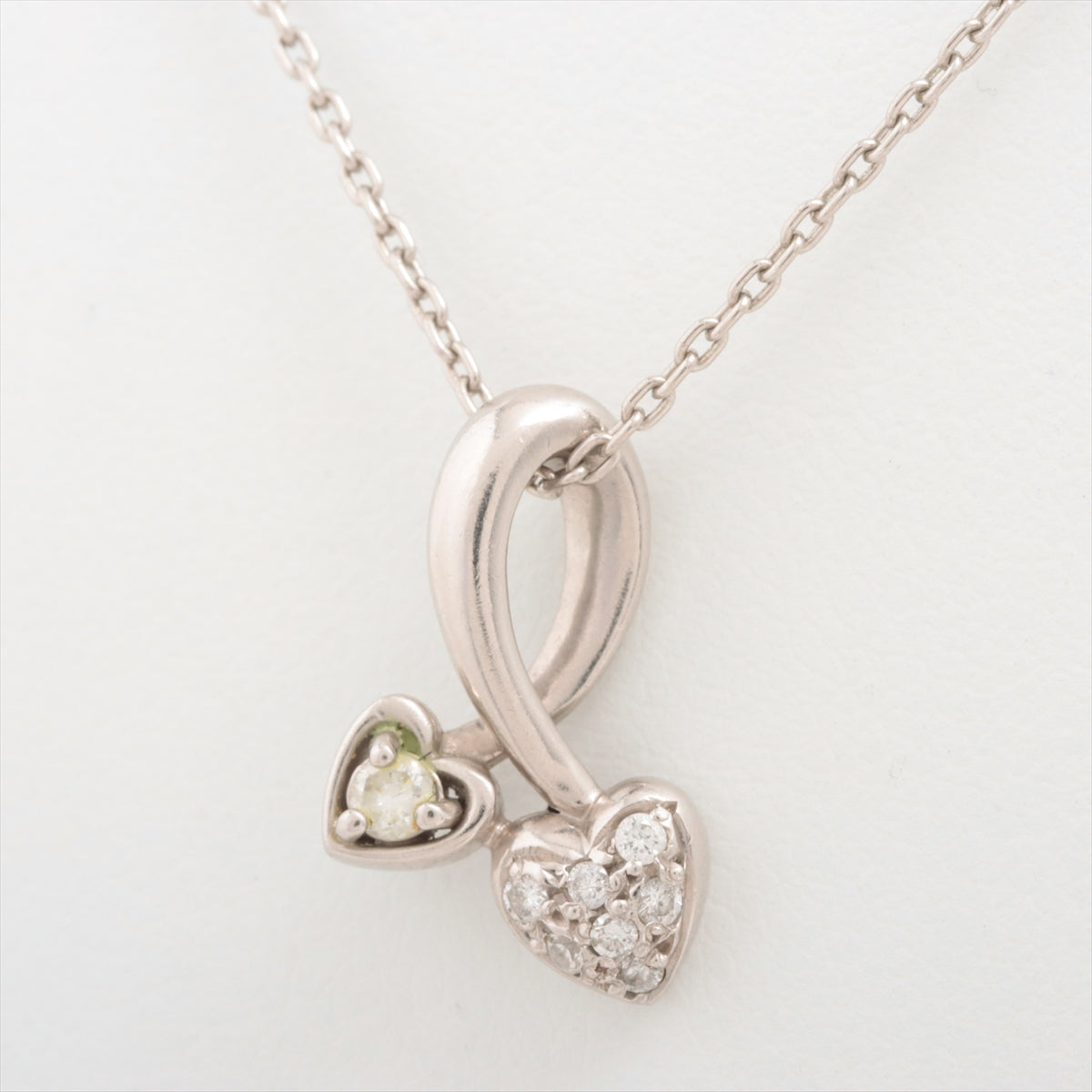 Christian Dior Diamond Necklace Pt900Pt850 4.7g