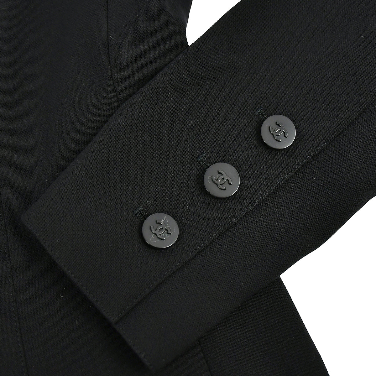 Chanel Single Breasted Jacket Black 98C 