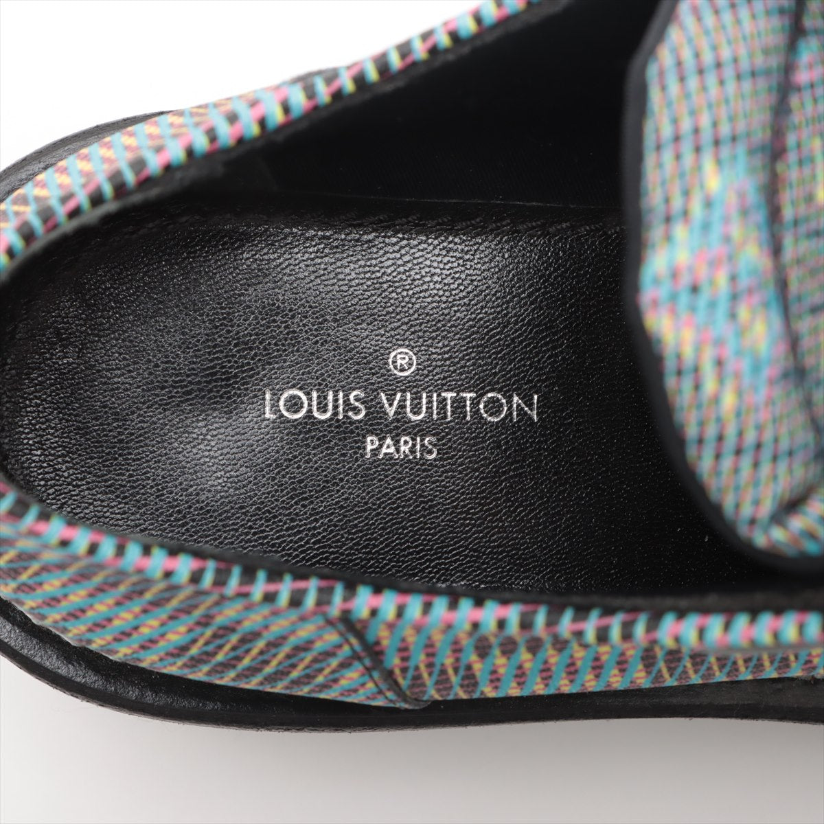 Louis Vuitton LV Bubble Line 19 Years Canvas  Leather Trainers 36 1/2  Multicolor MA0169 Damier LV Logo