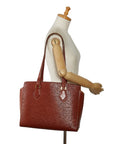 Louis Vuitton Epi Duplex Handbag M52423 Kenyan Brown Leather  Louis Vuitton