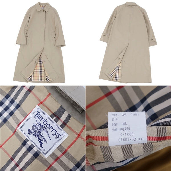 Vintage Burberry s Coat  Coat Balmacaan Coat  Cotton Back Check Out  Dress 7AB2 (equivalent to S) Vintage Vintage Vintage Vintage Vintage Vintage Vintage Vintage Vintage Vintage Vintage Vintage Vintage