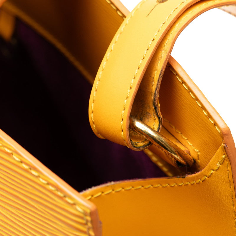 Louis Vuitton Epi Clooney Shoulder Bag M52259 Tasili Yellow Leather  Louis Vuitton